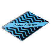 Gepersonaliseerd kleurrijk patroon niet notitieboek (Linkerzijde)