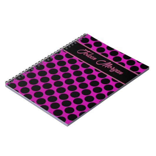 Gepersonaliseerd kleurrijk patroon niet notitieboek (Linkerzijde)