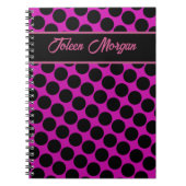 Gepersonaliseerd kleurrijk patroon niet notitieboek (Voorkant)