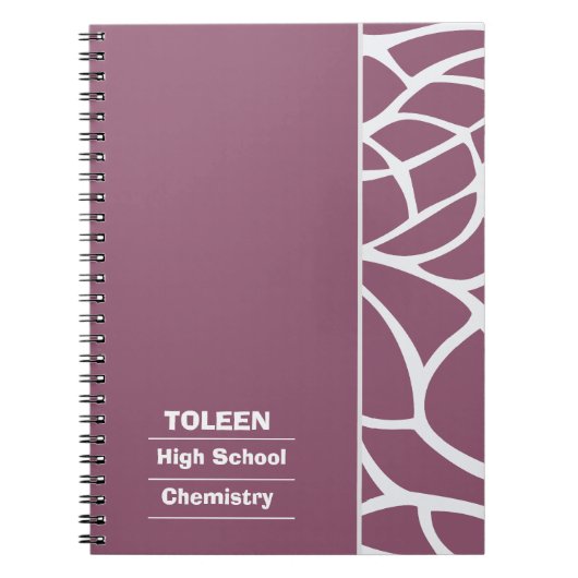 Gepersonaliseerd kleurrijk patroon niet notitieboek (Voorkant)