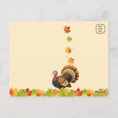 Gepersonaliseerd - Kleurrijke Herfst / Herfst Turk Briefkaart (Achterkant)