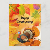 Gepersonaliseerd - Kleurrijke Herfst / Herfst Turk Briefkaart (Voorkant)