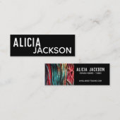 Gepersonaliseerd | Knitting | Garens Mini Visitekaartje (Voorkant / Achterkant)