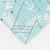 Gepersonaliseerd knul Room Modern Teepee Arrow Pat Fleece Deken (Hoek)