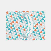 Gepersonaliseerd knul Room Modern Teepee Arrow Pat Fleece Deken (Voorkant (Horizontaal))