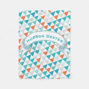 Gepersonaliseerd knul Room Modern Teepee Arrow Pat Fleece Deken