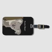 Gepersonaliseerd Koala-Beer Bagagelabel (Voorkant (horizontaal))