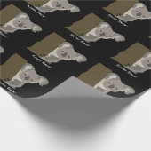 Gepersonaliseerd Koala-Beer Cadeaupapier (Hoek)