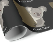 Gepersonaliseerd Koala-Beer Cadeaupapier (Rol Hoek)