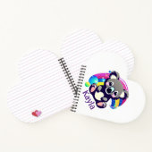 Gepersonaliseerd Koala Beer en regenboog Notitieboek (Binnen)