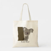 Gepersonaliseerd Koala Beer Kinder Tote Bag (Achterkant)