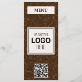 Gepersonaliseerd Koffie, drinken en Thee Menu (Voorkant)