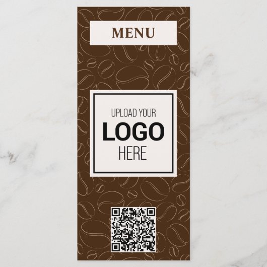 Gepersonaliseerd Koffie, drinken en Thee Menu (Voorkant)