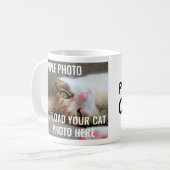 Gepersonaliseerd koffie-Mok voor kattendeksels Koffiemok (Voorkant links)
