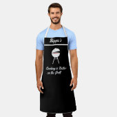 Gepersonaliseerd koken is beter op Grill Chef Schort (Gedragen)