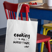 Gepersonaliseerd koken is mijn Superpower Funny Gi Tote Bag