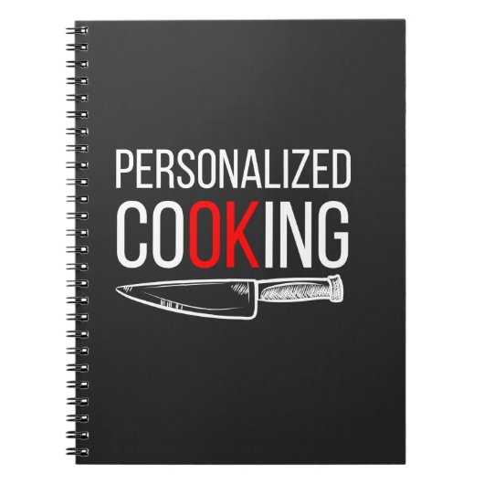 Gepersonaliseerd koken Notitieboek (Voorkant)