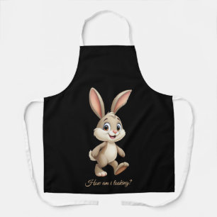 Gepersonaliseerd Konijn Schort Schattige Bunny Des