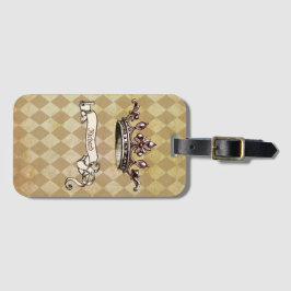 Gepersonaliseerd koninklijk besluit bagagelabel