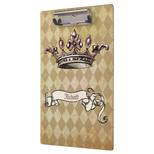 Gepersonaliseerd koninklijk besluit klembord (Links)