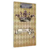 Gepersonaliseerd koninklijk besluit klembord (Rechts)