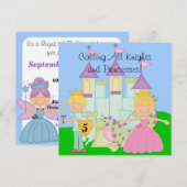 Gepersonaliseerd koninklijke viering van de verjaa kaart (Voorkant / Achterkant)