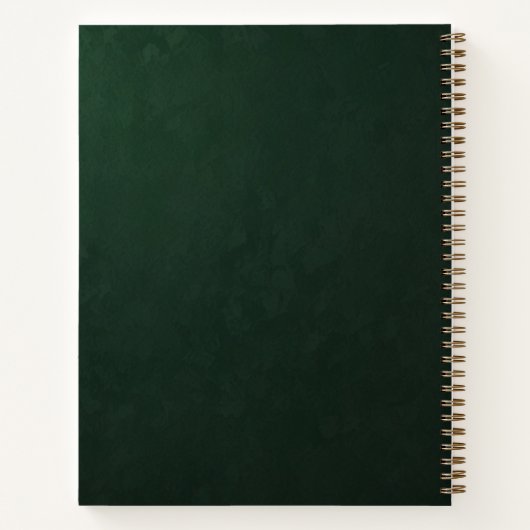 Gepersonaliseerd kookboek notitieboek (Achterkant)