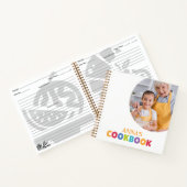 Gepersonaliseerd kookboek (uw foto) notitieboek (Binnen)