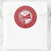 Gepersonaliseerd, Kop Stickers met ALLE Cheerleade (Tas)