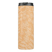 Gepersonaliseerd | Koraalrif Shell Print Thermosbeker (Achterkant)