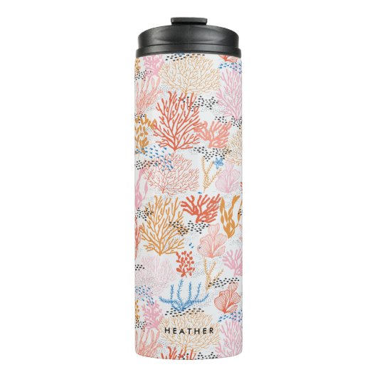 Gepersonaliseerd | Koraalrif Thermosbeker (Voorkant)