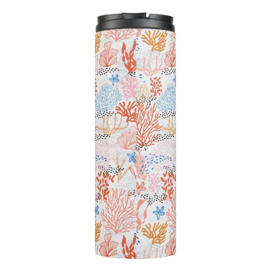 Gepersonaliseerd | Koraalrif Thermosbeker (Achterkant)