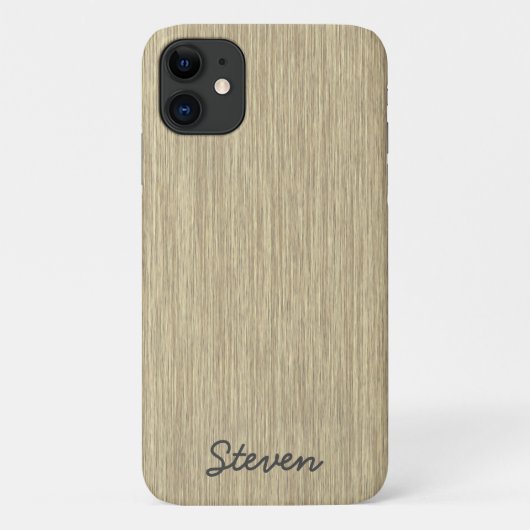 Gepersonaliseerd korrelig fijn oud hout Case-Mate iPhone case (Achterkant)