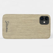 Gepersonaliseerd korrelig fijn oud hout Case-Mate iPhone case (Achterkant (horizontaal))