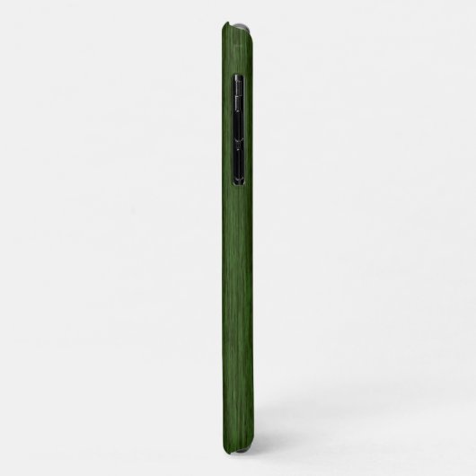 Gepersonaliseerd korrelig groen hout Case-Mate iPhone case (Achterkant/links)