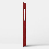 Gepersonaliseerd korrelig rood hout Case-Mate iPhone case (Achterkant / Links)