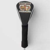 Gepersonaliseerd Koud Bier Eiken Vat Brouwerij Bro Golfheadcover (Voorkant)