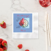 Gepersonaliseerd kreeftenservetten servet (Insitu)