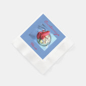 Gepersonaliseerd kreeftenservetten servet (Hoek)