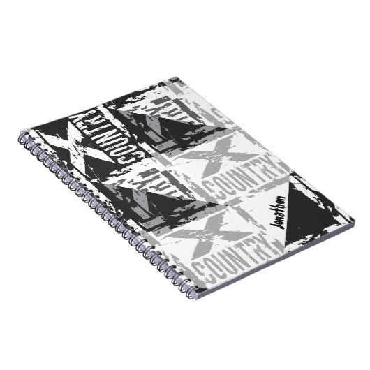 gepersonaliseerd kruisland notitieboek (Rechterzijde)