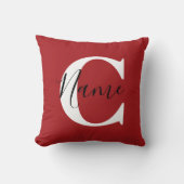 Gepersonaliseerd Kussen Hoesje met Naam Custom Kus (Voorkant)