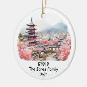 Gepersonaliseerd Kyoto Ornament, Japan Keramisch Ornament (Links)