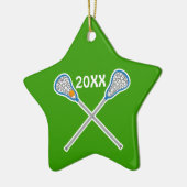 Gepersonaliseerd La Crosse Team Ornament Gift (Links)