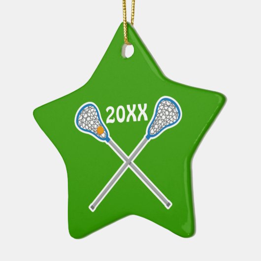 Gepersonaliseerd La Crosse Team Ornament Gift (Links)