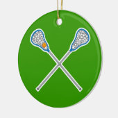Gepersonaliseerd La Crosse Team Ornament Gift (Links)