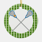 Gepersonaliseerd La Crosse Team Ornament Gift (Voorkant)