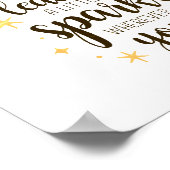 Gepersonaliseerd laat altijd een kleine reserveoff poster (Hoek)