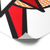 Gepersonaliseerd LAAT JE HOREN Spraakballon Poster (Hoek)