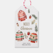 Gepersonaliseerd Label met gezellige illustraties Cadeaulabel (Voorkant)