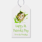 Gepersonaliseerd Label met Leprechaun Gift Cadeaulabel (Voorkant)